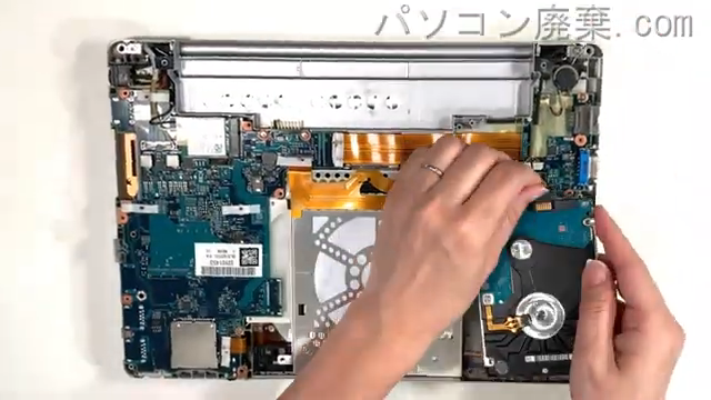 Let's note CF-SZ5WDKRRのHDD（SSD）の場所です