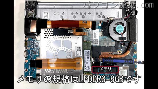 Let's note CF-SV72FGQRに搭載されているメモリの規格はLPDDR3