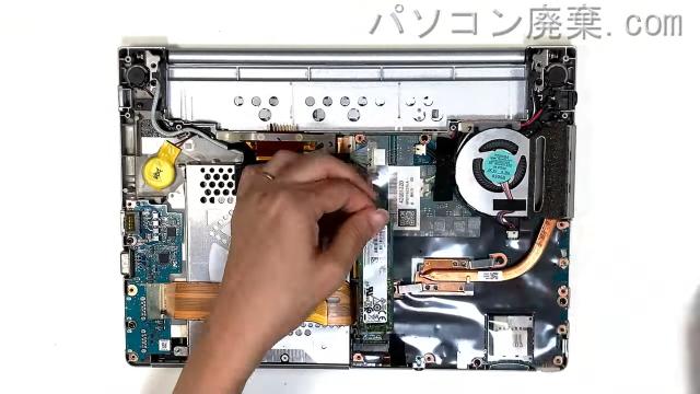 Let's note CF-SV9PD3LCのHDD（SSD）の場所です